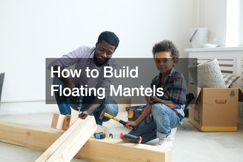 How to Build Floating Mantels