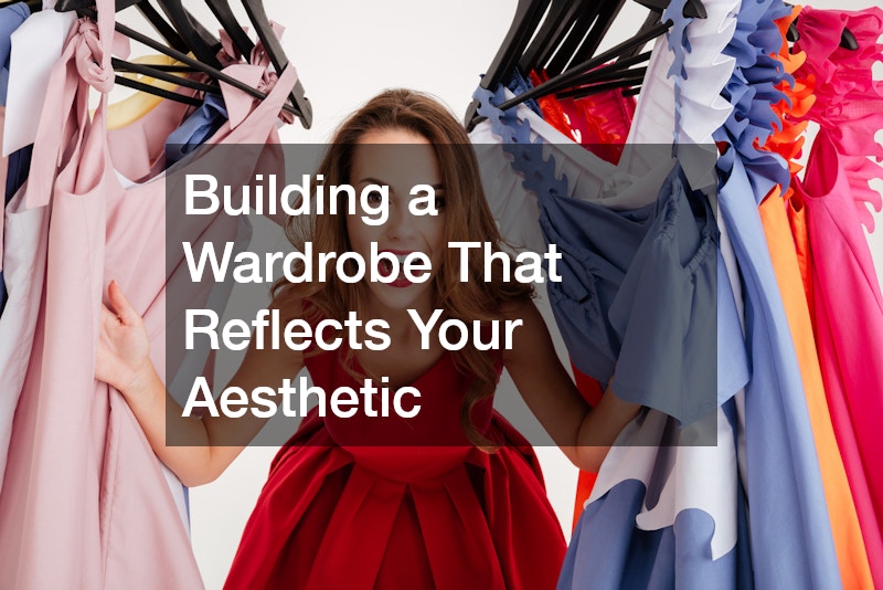 woman in her wardrobe